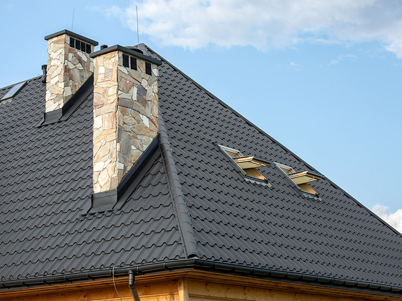Emergency storm damage repair on Victorian home